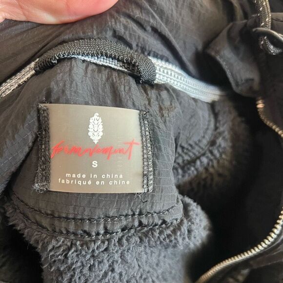 Free People Movement Nomad Soul Solid Parka Jacket Coat Black size S - Picture 8 of 12